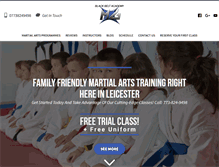 Tablet Screenshot of martialartsleicestermg.com
